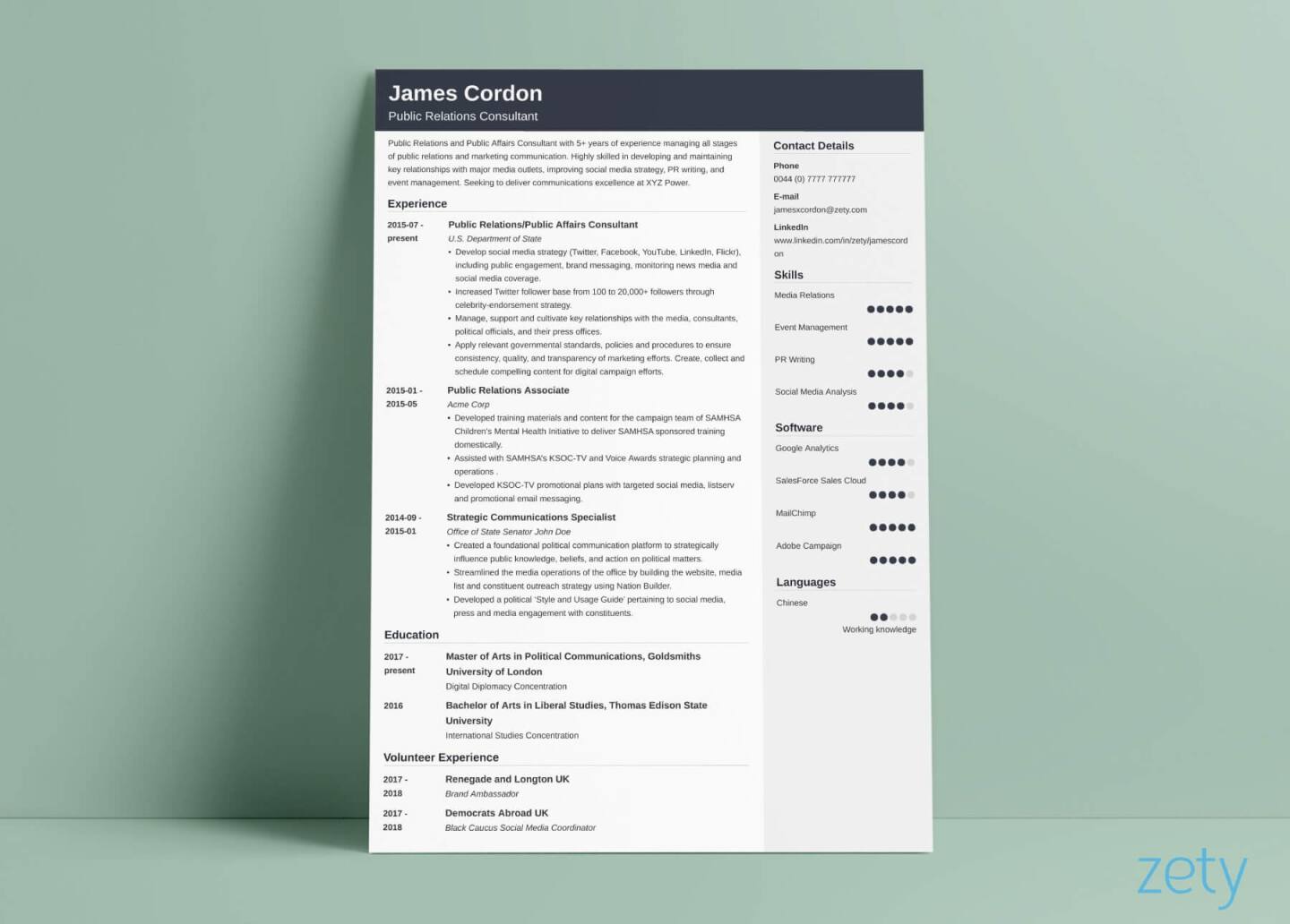 Create the perfect CV