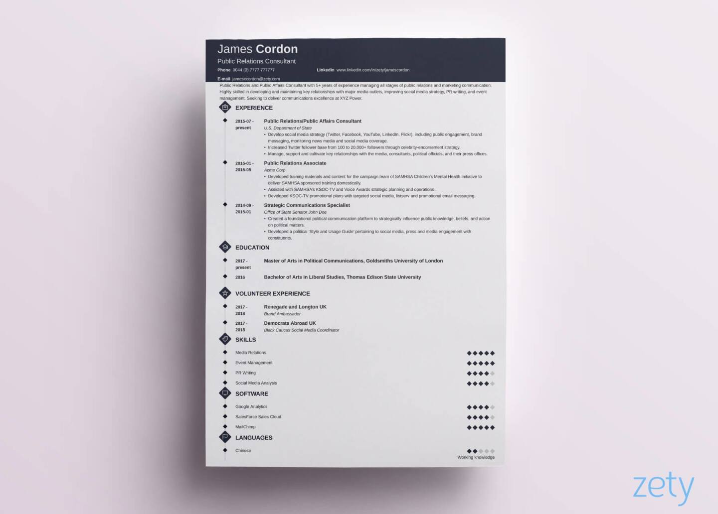 Create the perfect CV